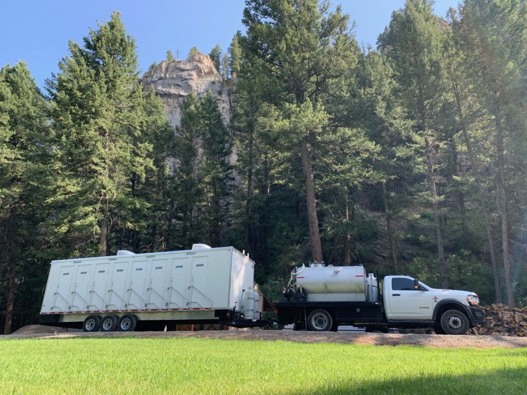 Luxury Portable Shower Trailer Rentals | The Lavatory Fresno